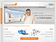 Tablet Screenshot of cabacos-cms.de